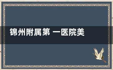 锦州附属第 一医院美容科2025价格表再度更新！双眼皮3000+脸型矫正9830+抽脂1.14万+